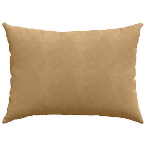 Μαξιλάρι Καναπέ 2 pcs Καφέ 70 x 50 cm Υφασμάτινο Κορντουρά