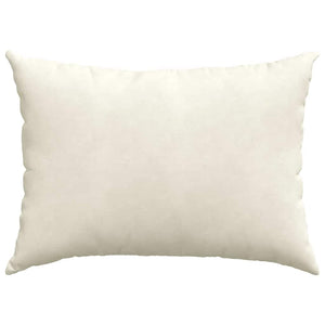 Μαξιλάρι Καναπέ 2 pcs Κρεμ 70 x 50 cm Υφασμάτινο Κορντουρά
