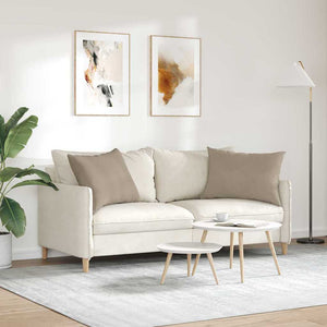 Μαξιλάρι Καναπέ 2 τμχ. ύφασμα Taupe 70 x 50 cm