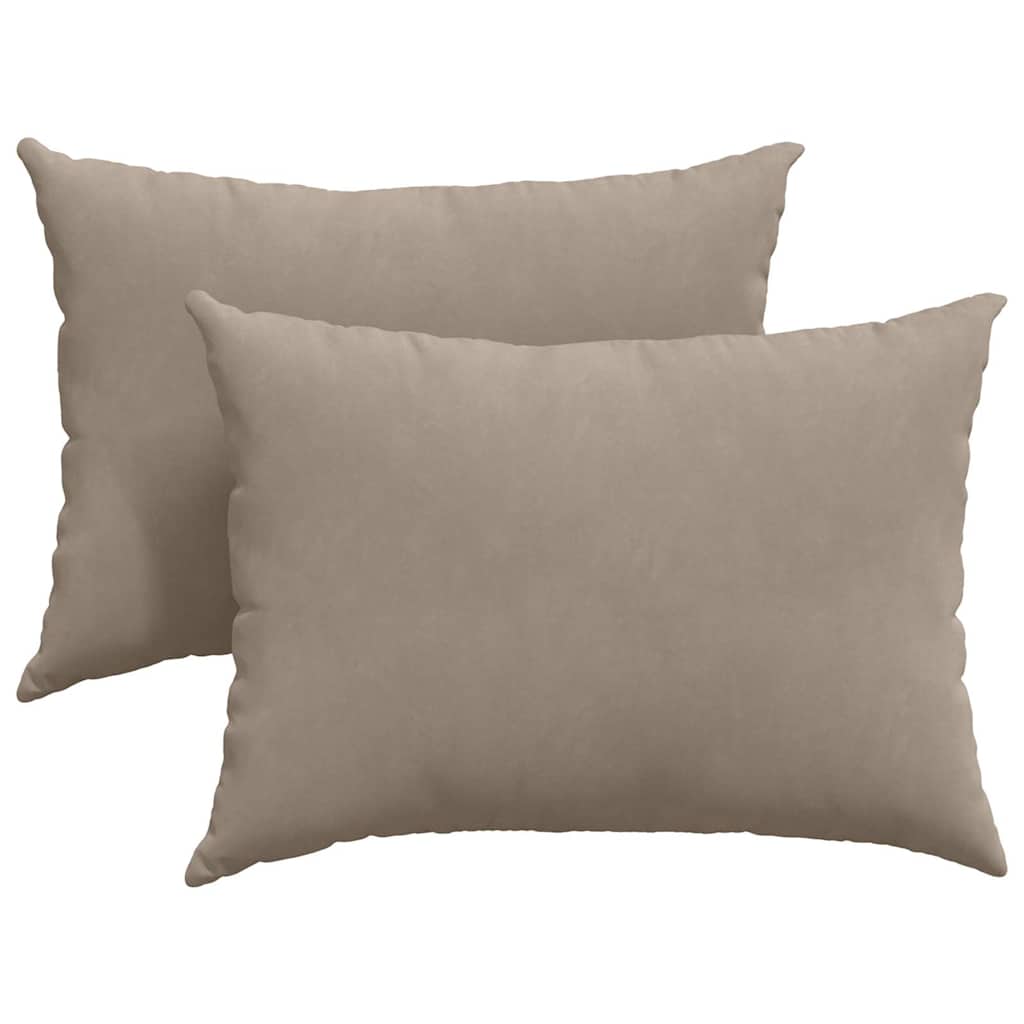 Μαξιλάρι Καναπέ 2 pcs Taupe 70 x 50 cm ύφασμα