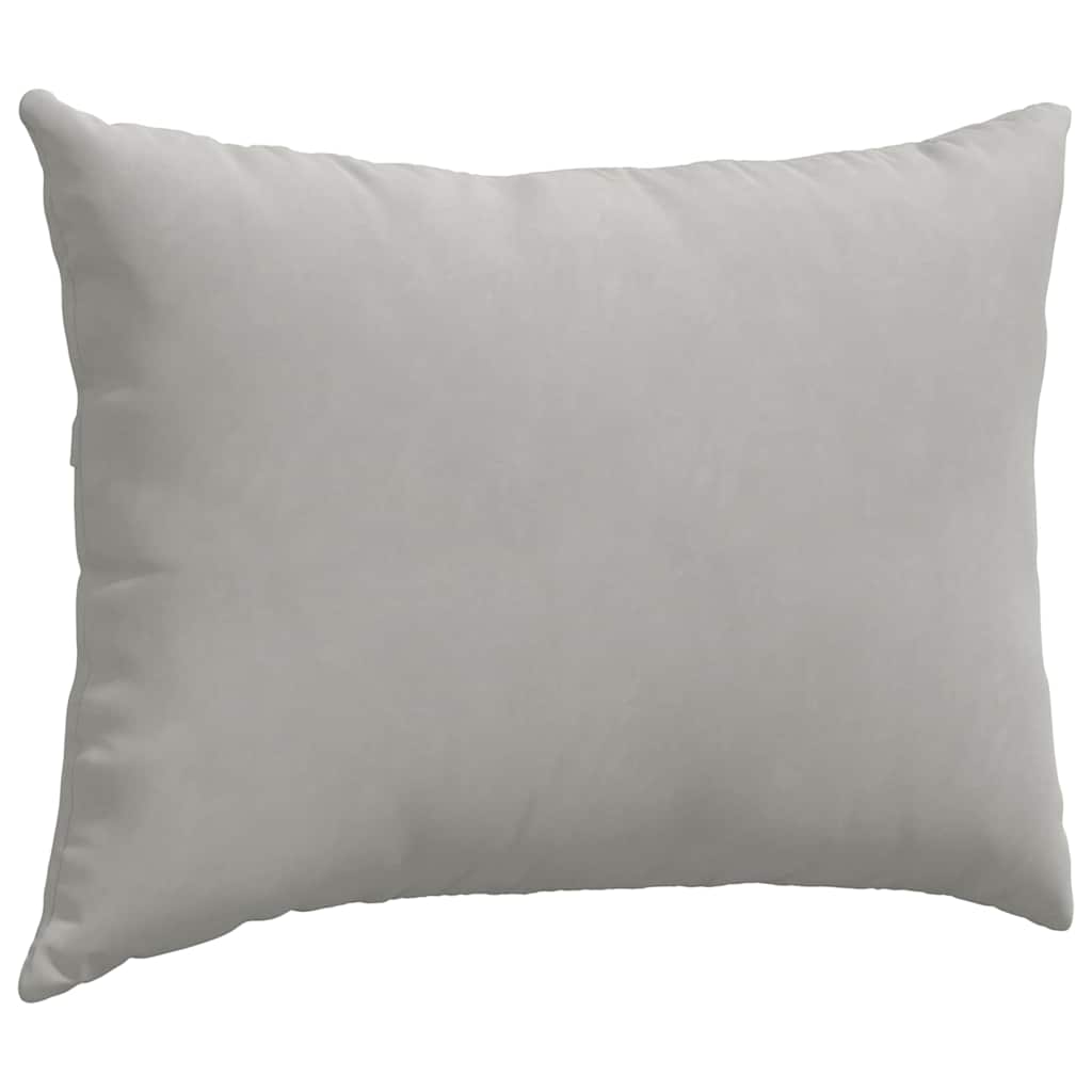 Μαξιλάρι Καναπέ 2 pcs Ανοιχτό γκρι 70 x 50 cm ύφασμα