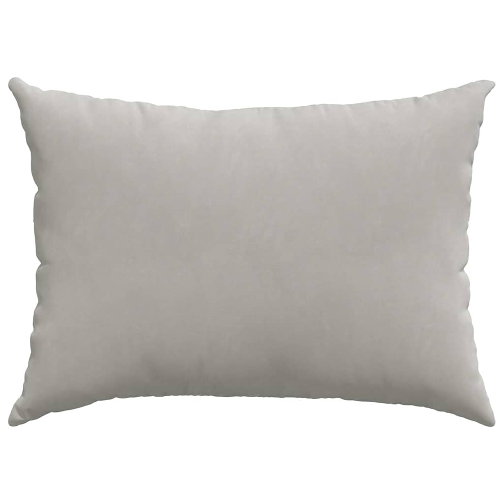 Μαξιλάρι Καναπέ 2 pcs Ανοιχτό γκρι 70 x 50 cm ύφασμα