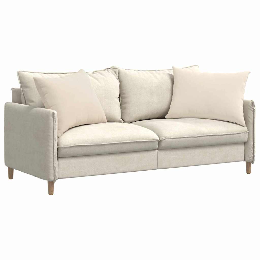 Μαξιλάρι Καναπέ 2 pcs Μπεζ 70 x 50 cm ύφασμα