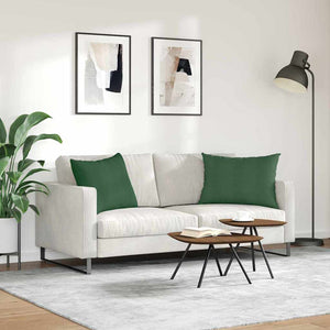 Μαξιλάρι Καναπέ 2 pcs Σκούρο Πράσινο 70 x 50 cm