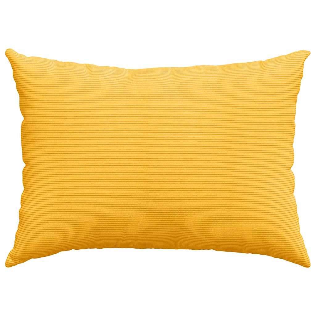 Μαξιλάρι Καναπέ 2 pcs Απαλό Κίτρινο 70 x 50 cm