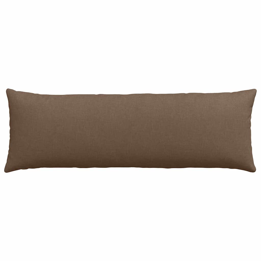 Μαξιλάρι Καναπέ 2 pcs Καφέ 120 x 40 cm ύφασμα