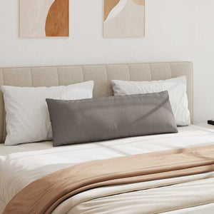 Μαξιλάρι Καναπέ 2 τμχ. ύφασμα Taupe 120 x 40 cm