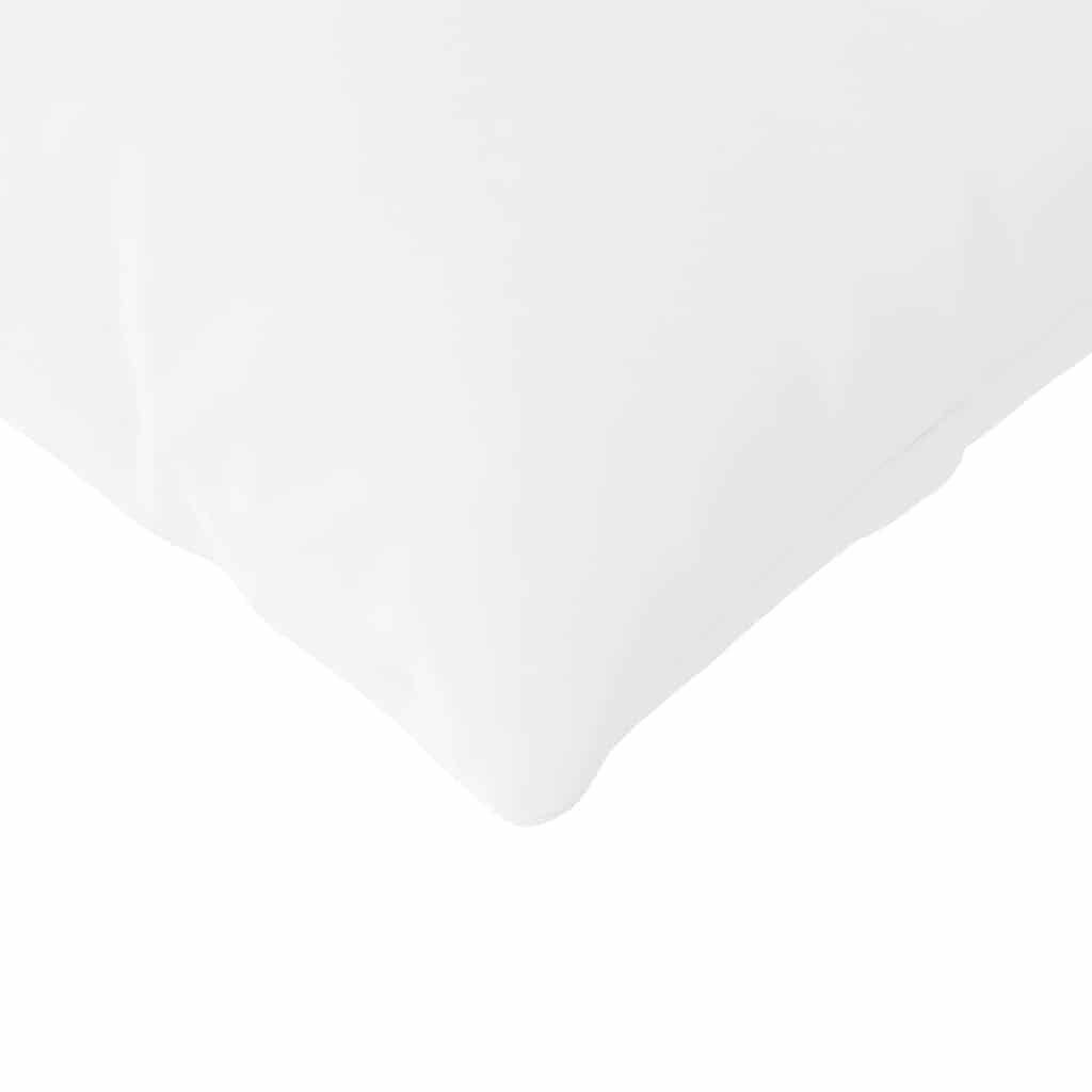 Μαξιλάρι Καναπέ 2 pcs Λευκό 120 x 40 cm ύφασμα
