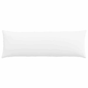 Μαξιλάρι Καναπέ 2 τμχ. ύφασμα Λευκό 120 x 40 cm