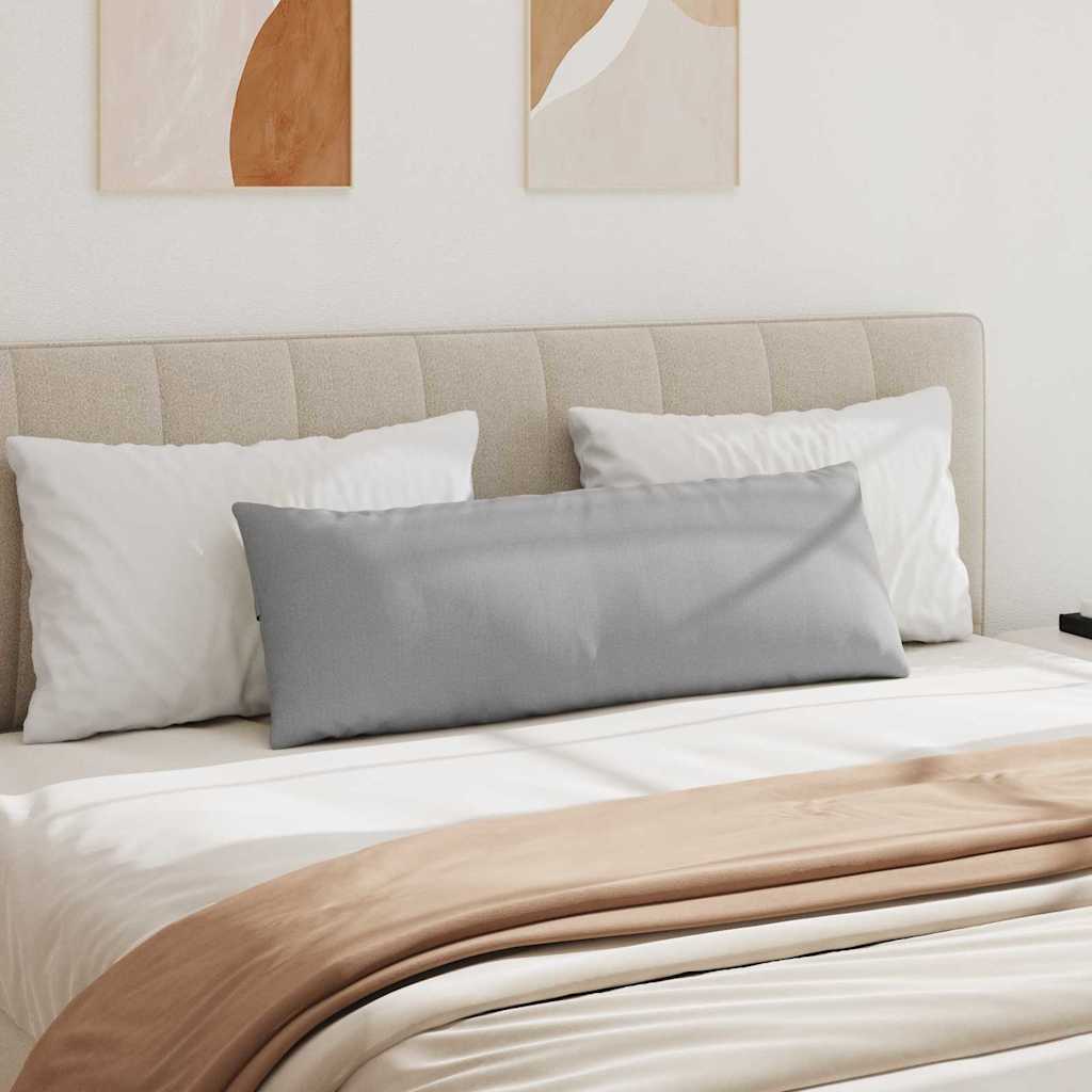 Μαξιλάρι Καναπέ 2 pcs Σκίουρος Γκρί 120 x 40 cm ύφασμα