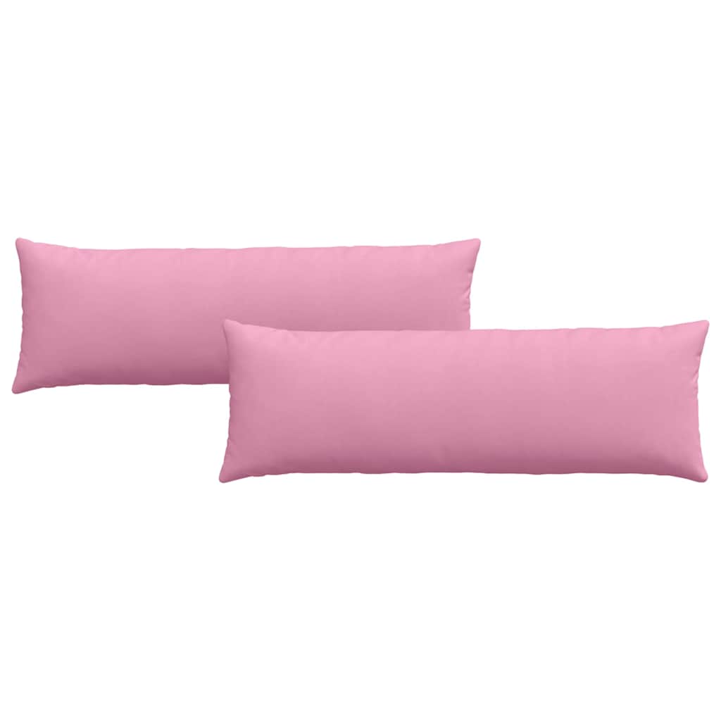 Μαξιλάρι Καναπέ 2 pcs Ροζ 120 x 40 cm ύφασμα