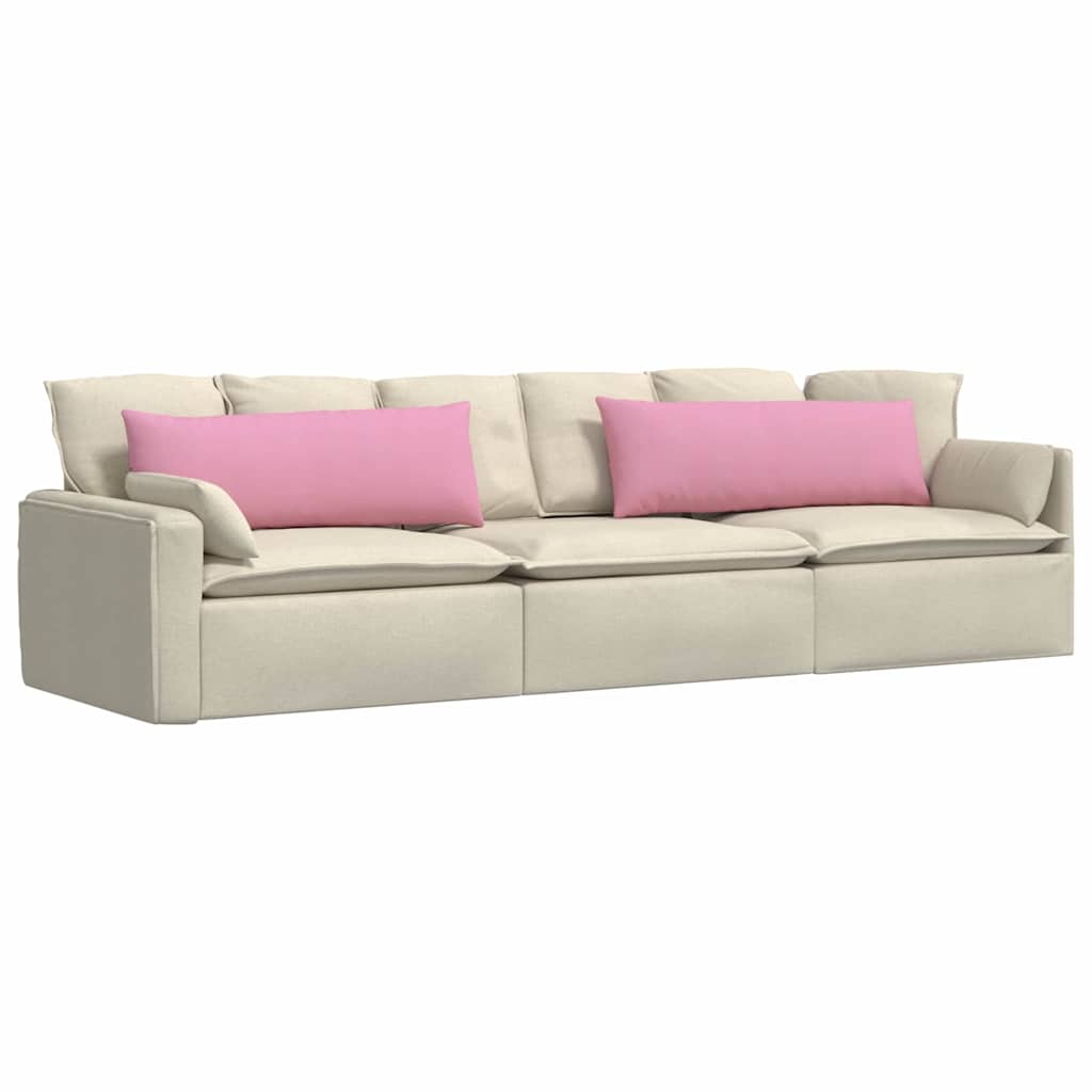 Μαξιλάρι Καναπέ 2 pcs Ροζ 120 x 40 cm ύφασμα