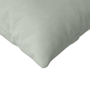 Μαξιλάρι Καναπέ 2 pcs Ανοιχτό γκρι 120 x 40 cm