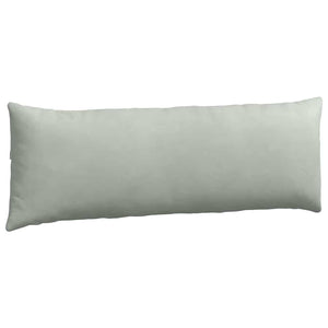 Μαξιλάρι Καναπέ 2 pcs Ανοιχτό γκρι 120 x 40 cm