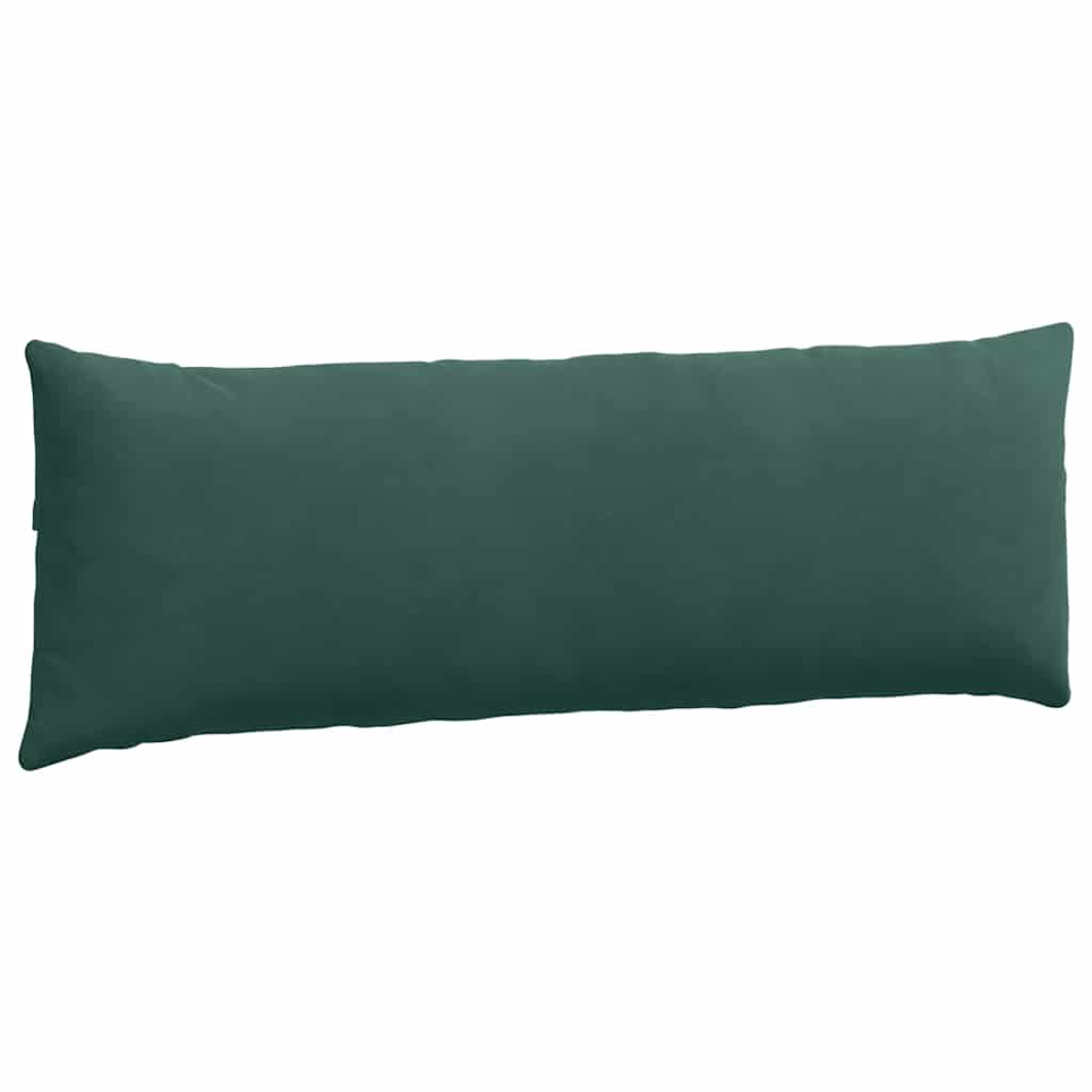Μαξιλάρι Καναπέ 2 pcs Σκούρο Πράσινο 120 x 40 cm