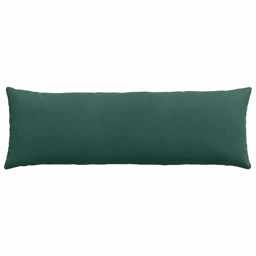 Μαξιλάρι Καναπέ 2 pcs Σκούρο Πράσινο 120 x 40 cm