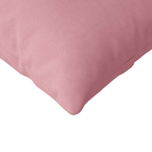 Μαξιλάρι Καναπέ 2 pcs Ροζ 120 x 40 cm Υφασμάτινο Κορντουρά