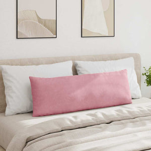 Μαξιλάρι Καναπέ 2 pcs Ροζ 120 x 40 cm Υφασμάτινο Κορντουρά