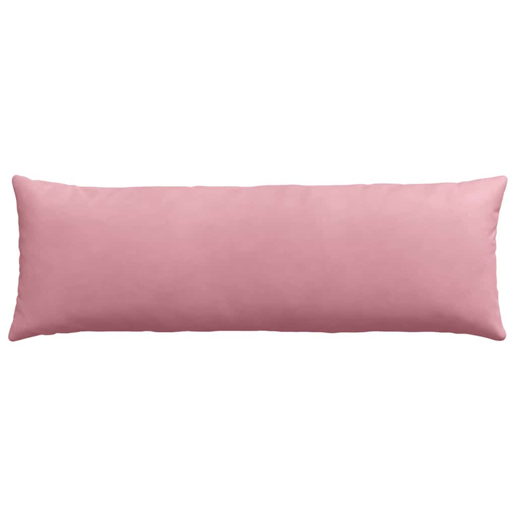 Μαξιλάρι Καναπέ 2 pcs Ροζ 120 x 40 cm Υφασμάτινο Κορντουρά