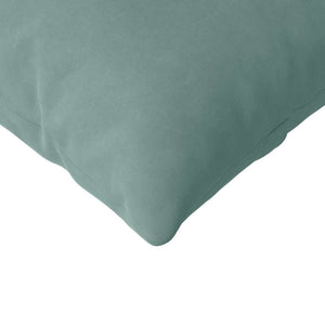 Μαξιλάρι Καναπέ 2 pcs Θαλασσί 120 x 40 cm Υφασμάτινο Κορντουρά