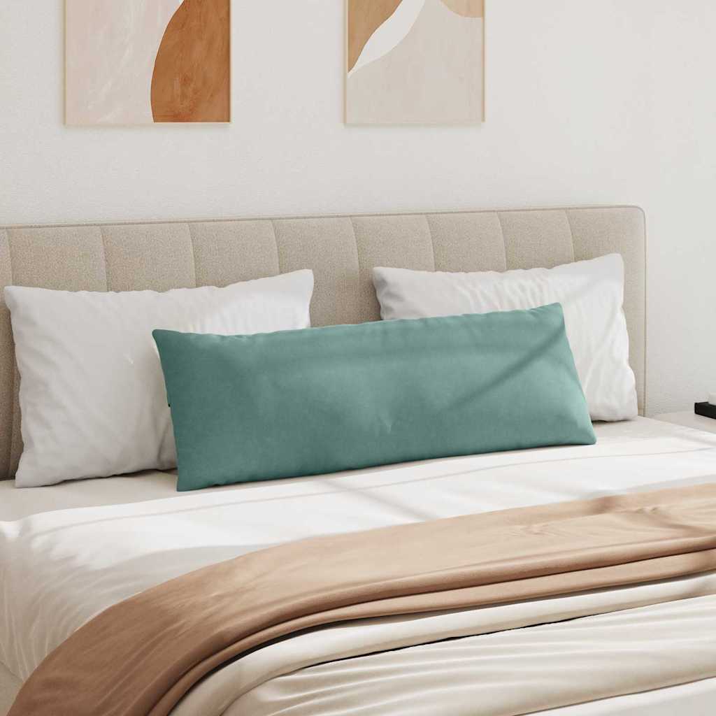 Μαξιλάρι Καναπέ 2 pcs Θαλασσί 120 x 40 cm Υφασμάτινο Κορντουρά