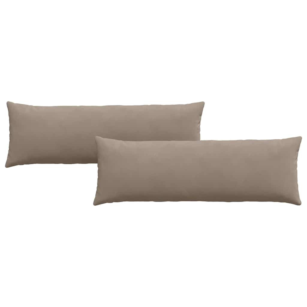 Μαξιλάρι Καναπέ 2 pcs Taupe 120 x 40 cm ύφασμα