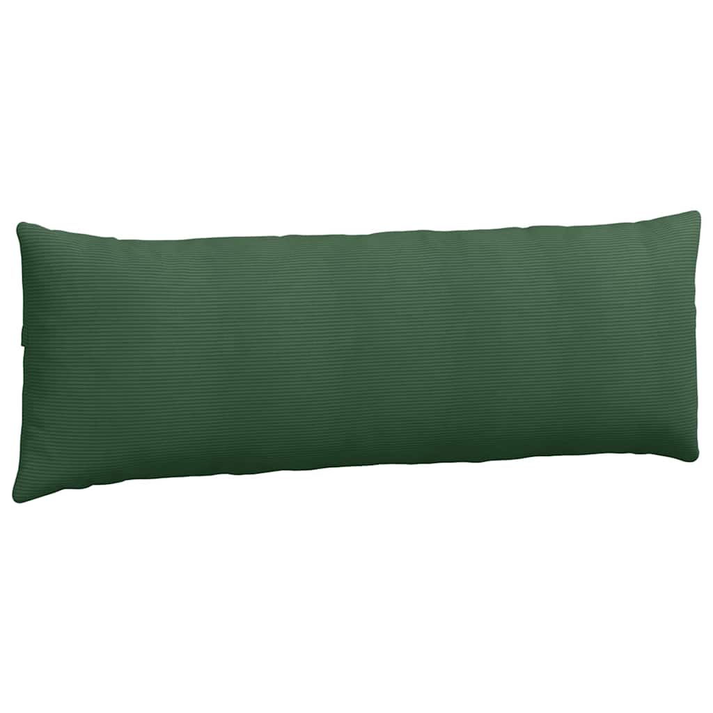 Μαξιλάρι Καναπέ 2 pcs Σκούρο Πράσινο 120 x 40 cm