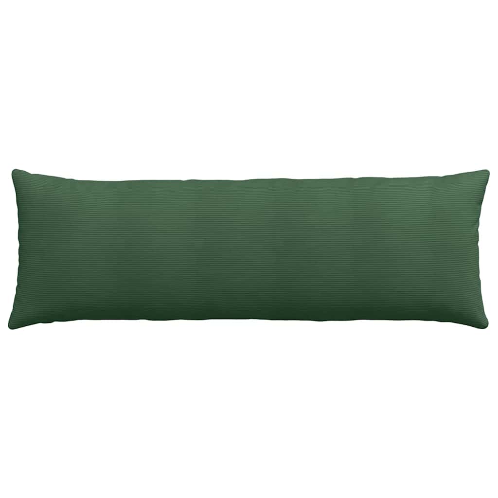 Μαξιλάρι Καναπέ 2 pcs Σκούρο Πράσινο 120 x 40 cm