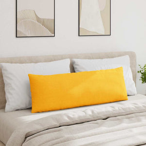 Μαξιλάρι Καναπέ 2 pcs Απαλό Κίτρινο 120 x 40 cm