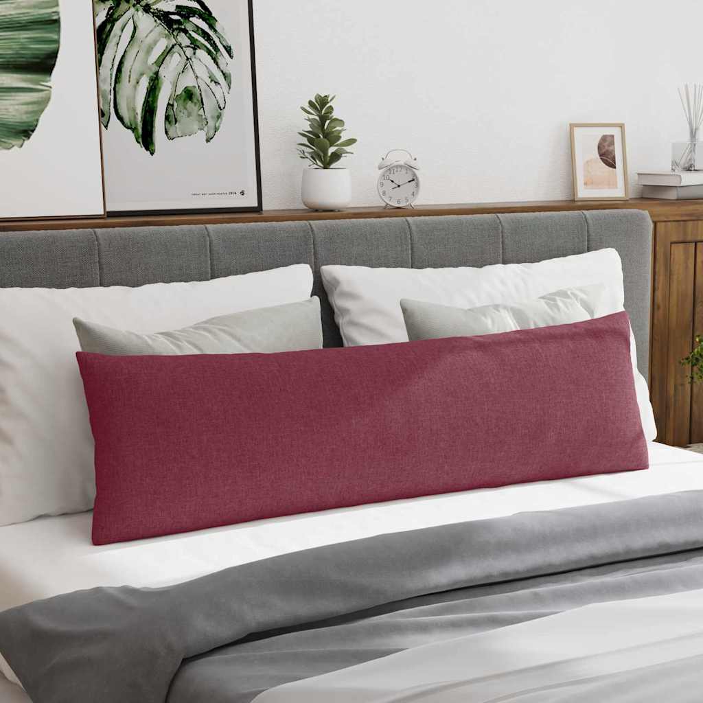 Μαξιλάρι Καναπέ 2 pcs Κόκκινο 145 x 40 εκ. ύφασμα