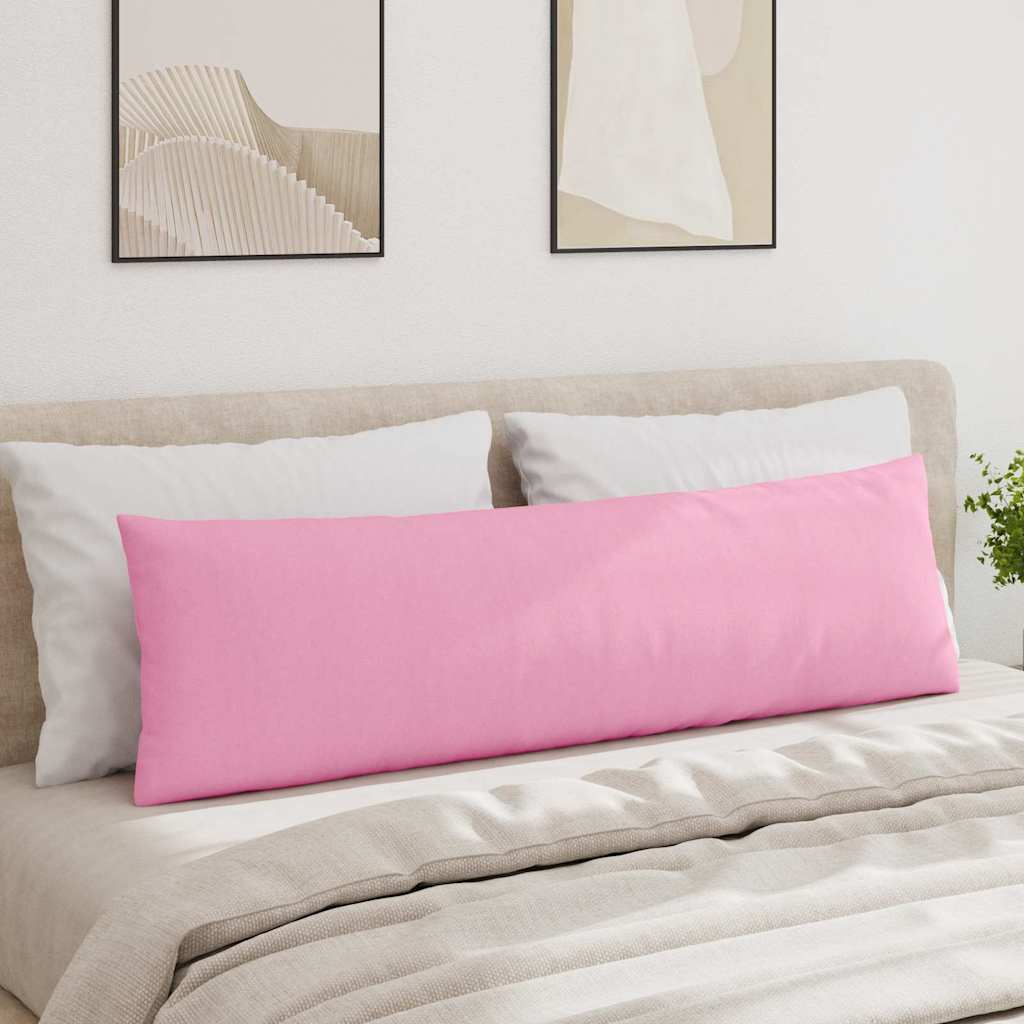 Μαξιλάρι Καναπέ 2 pcs Ροζ 145 x 40 εκ. ύφασμα