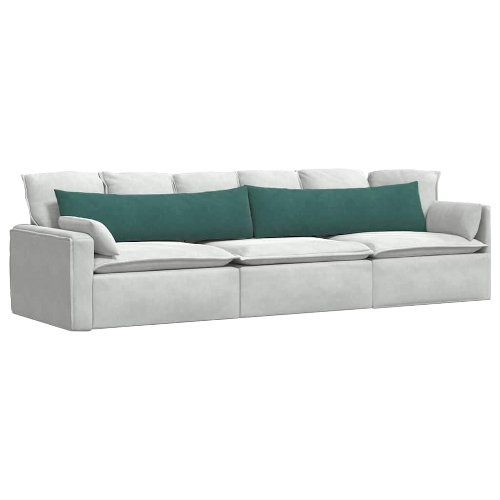 Μαξιλάρι Καναπέ 2 pcs Σκούρο Πράσινο 145 x 40 εκ.