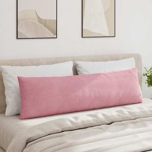 Μαξιλάρι Καναπέ 2 pcs Ροζ 145 x 40 εκ. Υφασμάτινο Κορντουρά