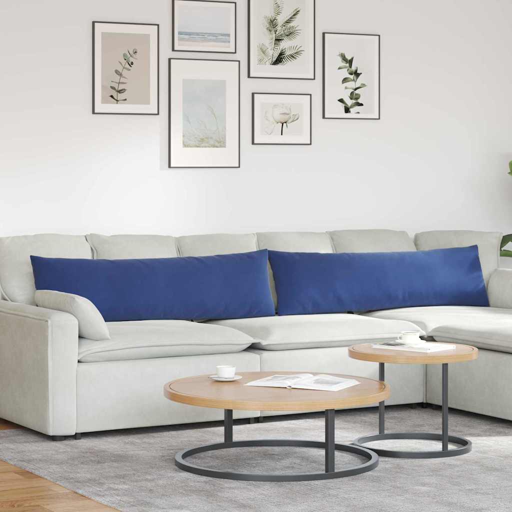 Μαξιλάρι Καναπέ 2 pcs Μπλε Αστυνομίας 145 x 40 εκ.
