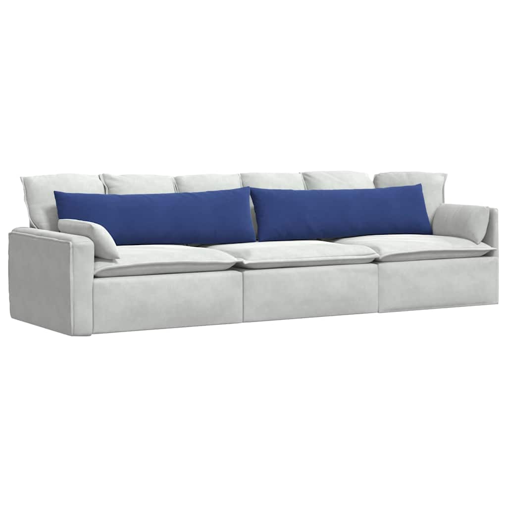 Μαξιλάρι Καναπέ 2 pcs Μπλε Αστυνομίας 145 x 40 εκ.