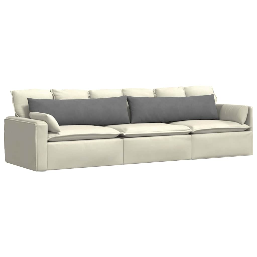 Μαξιλάρι Καναπέ 2 pcs Σκούρο Γκρι 145 x 40 εκ. ύφασμα