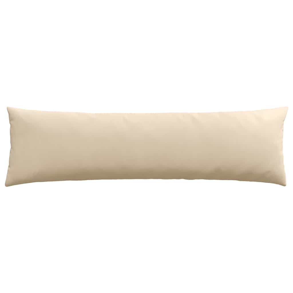 Μαξιλάρι Καναπέ 2 pcs Κρεμ 145 x 40 εκ. ύφασμα