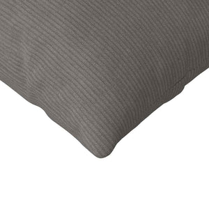 Μαξιλάρι Καναπέ 2 pcs Ανοιχτό γκρι 145 x 40 εκ.