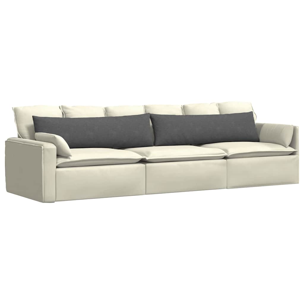 Μαξιλάρι Καναπέ 2 pcs Σκούρο Γκρι 145 x 40 εκ.