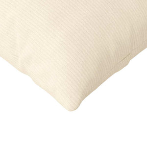 Μαξιλάρι Καναπέ 2 pcs Κρεμ 145 x 40 εκ. Υφασμάτινο Κορντουρά