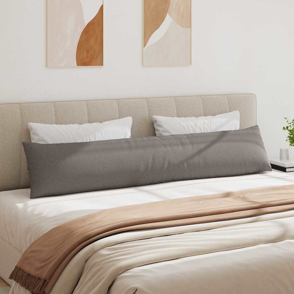 Μαξιλάρι Καναπέ 2 pcs Taupe 200 x 40 εκ. ύφασμα
