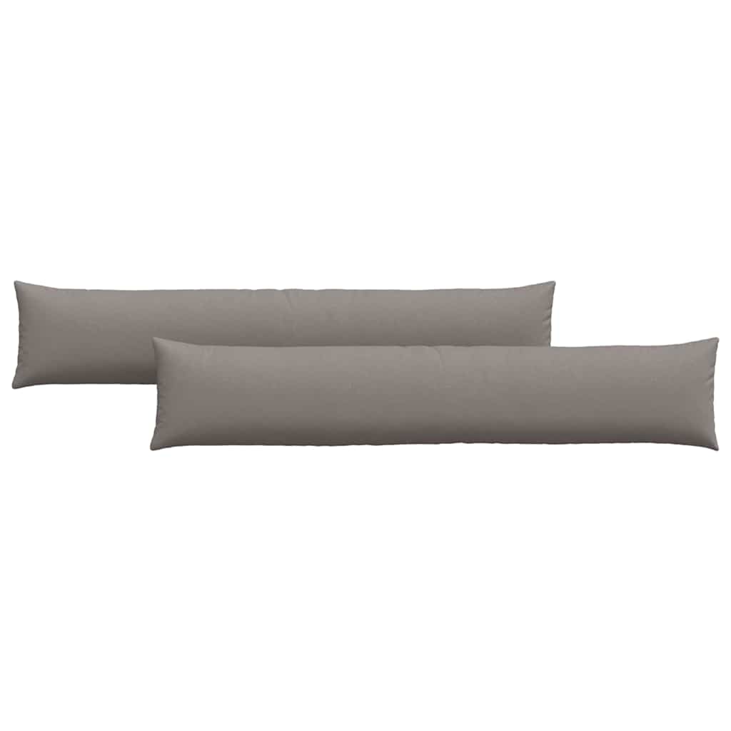 Μαξιλάρι Καναπέ 2 pcs Taupe 200 x 40 εκ. ύφασμα
