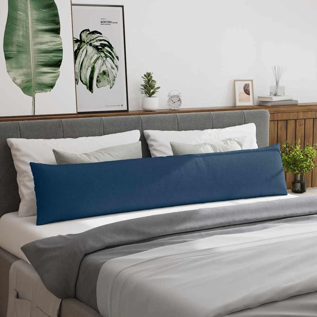 Μαξιλάρι Καναπέ 2 pcs Μπλε 200 x 40 εκ. ύφασμα