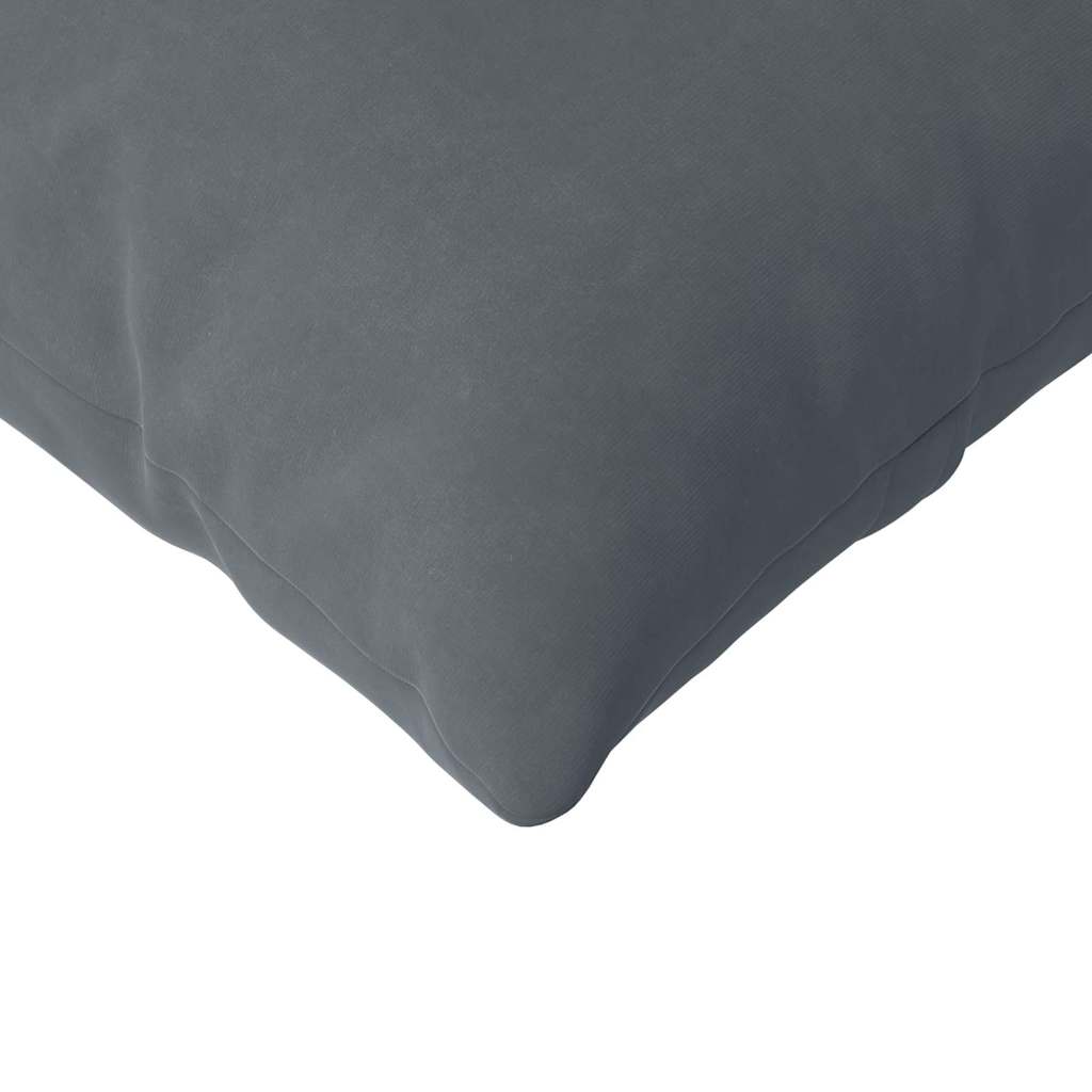 Μαξιλάρι Καναπέ 2 pcs Σκούρο Γκρι 200 x 40 εκ.