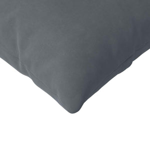 Μαξιλάρι Καναπέ 2 pcs Σκούρο Γκρι 200 x 40 εκ.