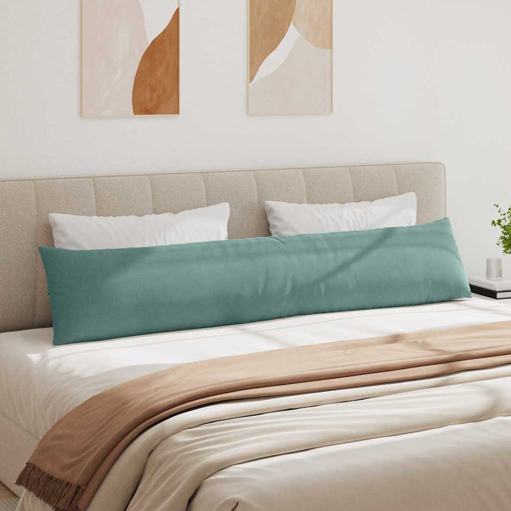 Μαξιλάρι Καναπέ 2 pcs Θαλασσί 200 x 40 εκ. Υφασμάτινο Κορντουρά