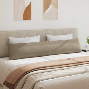 Μαξιλάρι Καναπέ 2 τμχ. ύφασμα Taupe 200 x 40 εκ.