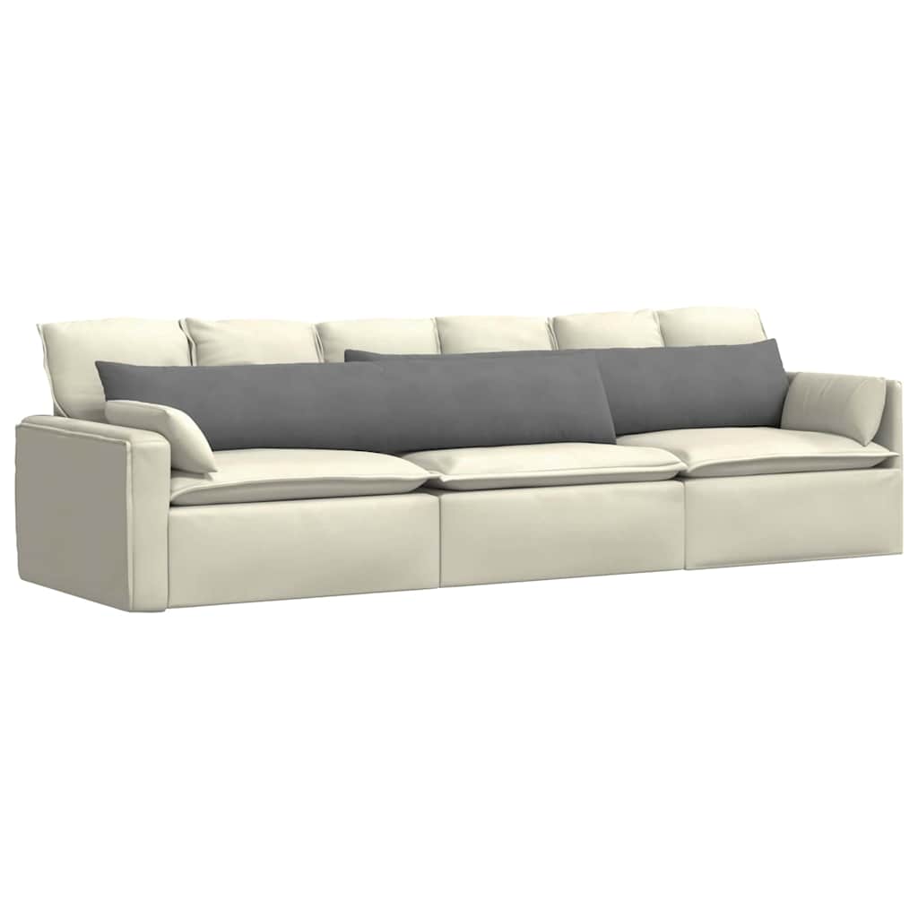 Μαξιλάρι Καναπέ 2 pcs Σκούρο Γκρι 200 x 40 εκ. ύφασμα
