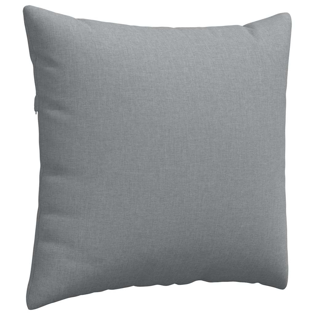 Μαξιλάρι Καναπέ 2 pcs Ανοιχτό γκρι 45 x 45 cm ύφασμα