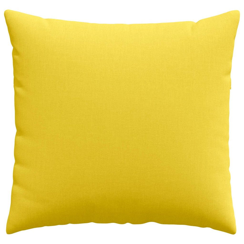 Μαξιλάρι Καναπέ 2 pcs Απαλό Κίτρινο 45 x 45 cm ύφασμα